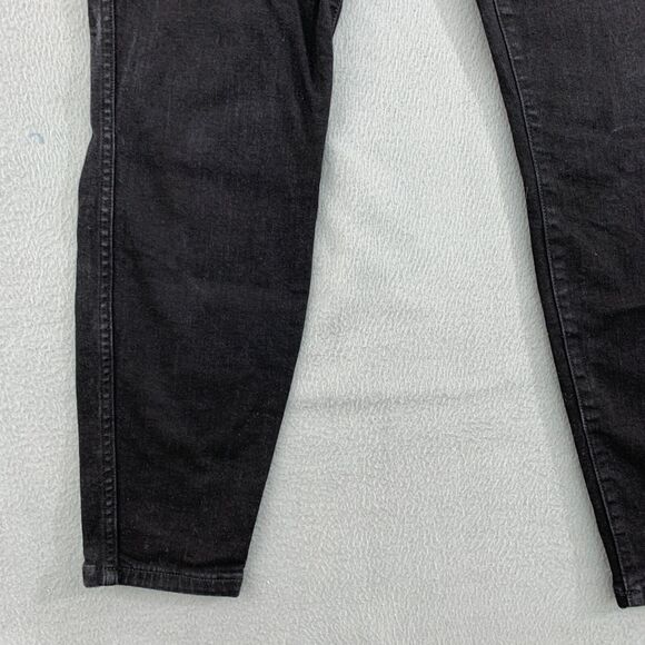 Spanx Ankle Skinny Jeans Women's Large Black Tapered Pull On 20278R - Picture 3 of 16